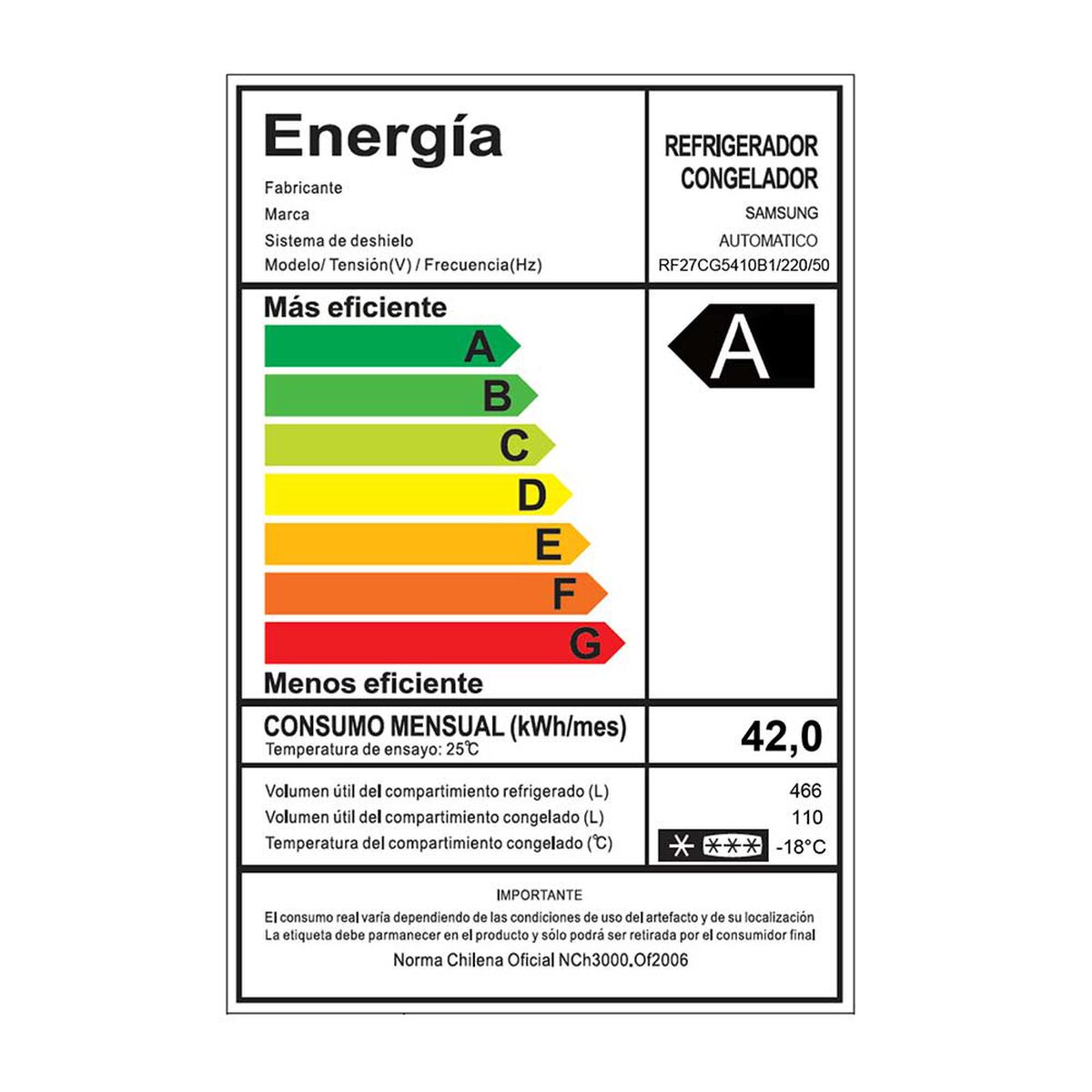 Refrigerador French Door Samsung RF27CG5410B1ZS 576 L