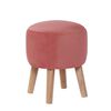 Pouf Latam Home Nantes Tela Velvet Palo Rosa