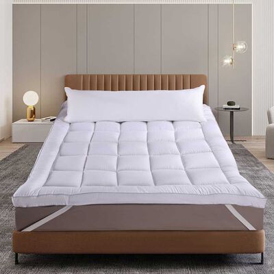 Imagen 1 del producto Cubrecolchón Illusions Full Blanco Topper