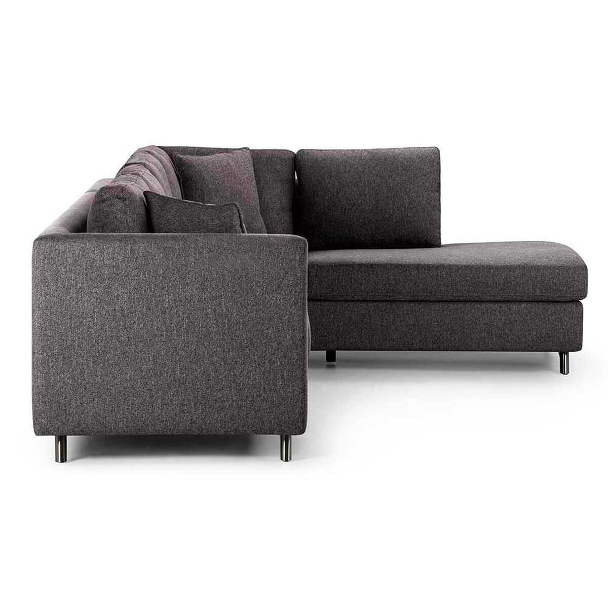 Sof&aacute; Seccional Derecho Rosen Carter 3-1 Cuerpos Charcoal