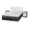 Box Spring CIC Base Dividida 2 Plazas Ortopedic Advance + Respaldo + 2 Veladores