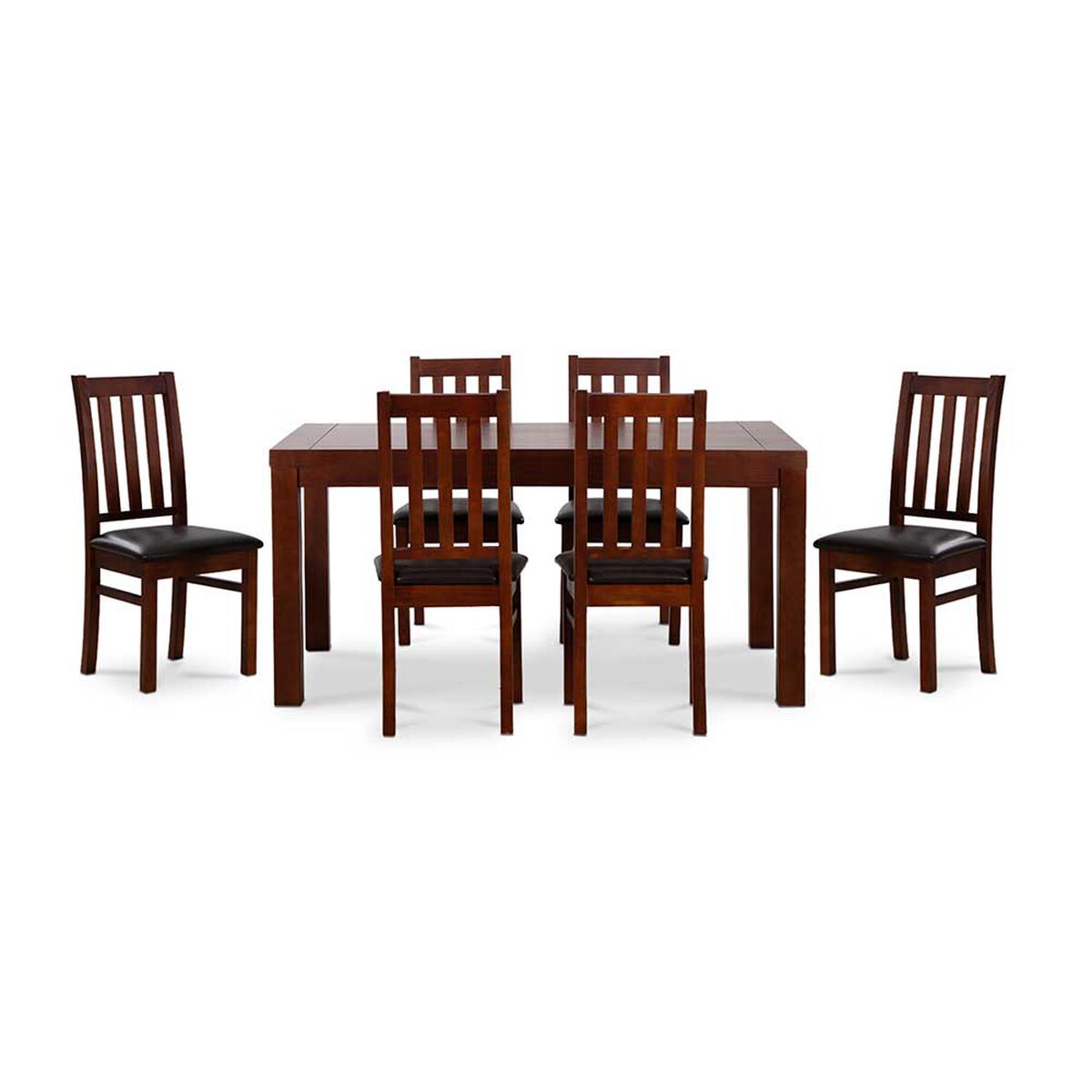 Juego de Comedor CIC Ñuble 6 Sillas Caramelo