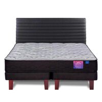Cama Europea Flex Base Dividida 2 Plazas Therapedic Plus + Respaldo Modern