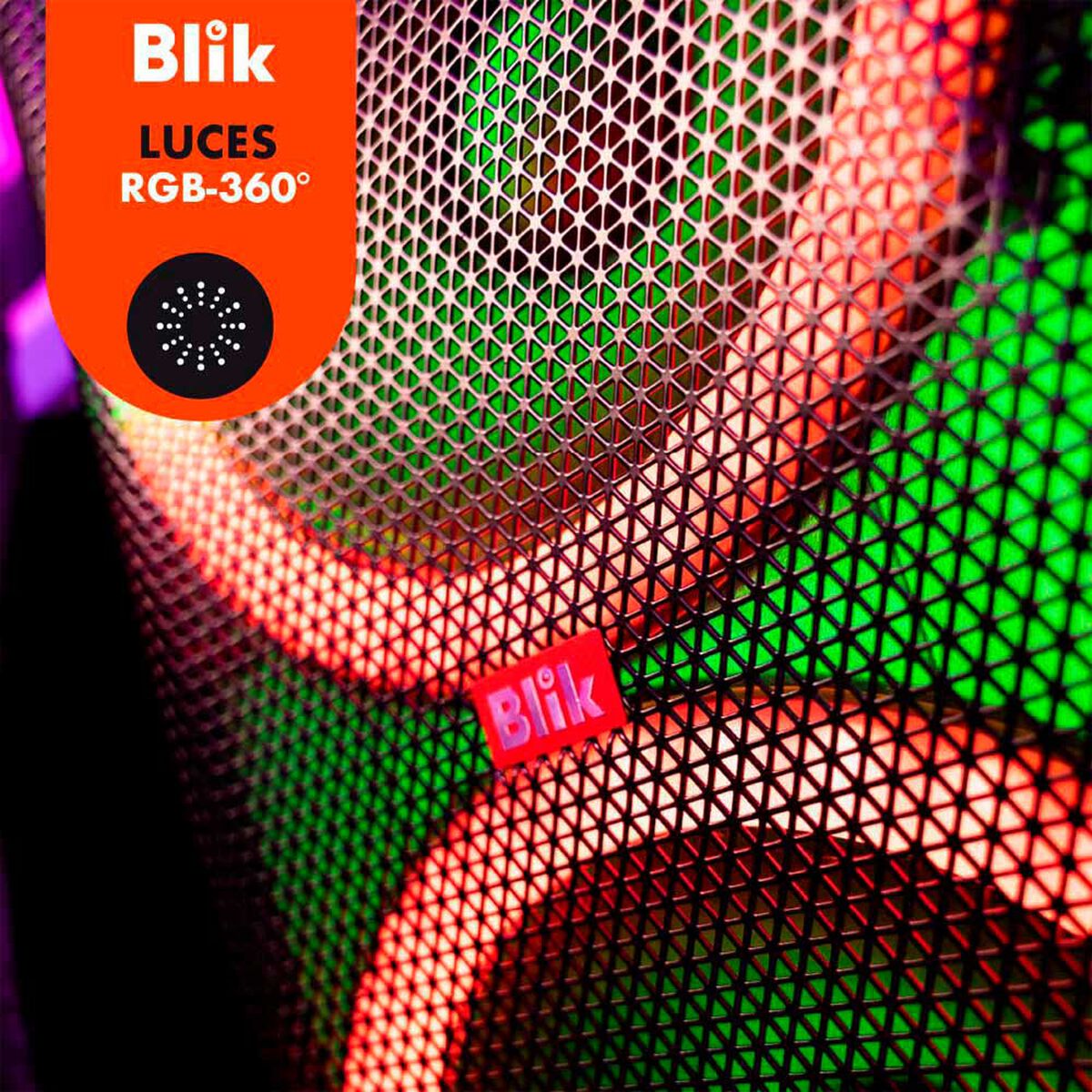 Parlante Bluetooth Blik Light 360-X Negro