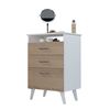 Cómoda Silcosil Vertical Blanco Madera 2 Cajones
