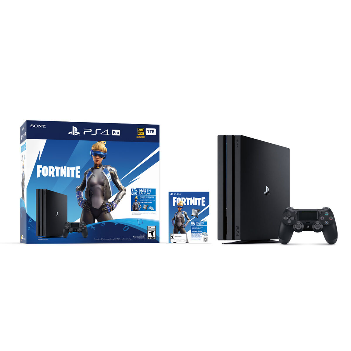 Consola Sony PS4 1TB + Control Dualshock4 + Cupón Fortnite Neo Versa