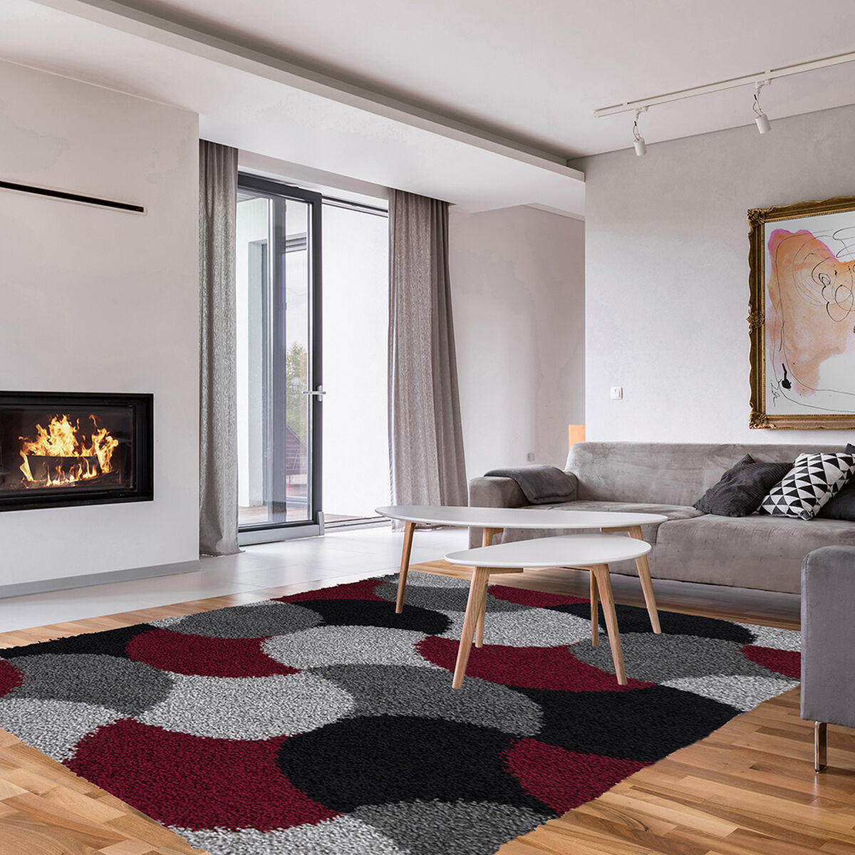 Alfombra Mashini Shaggy 1.8k Studio Martel 150 x 200 cm