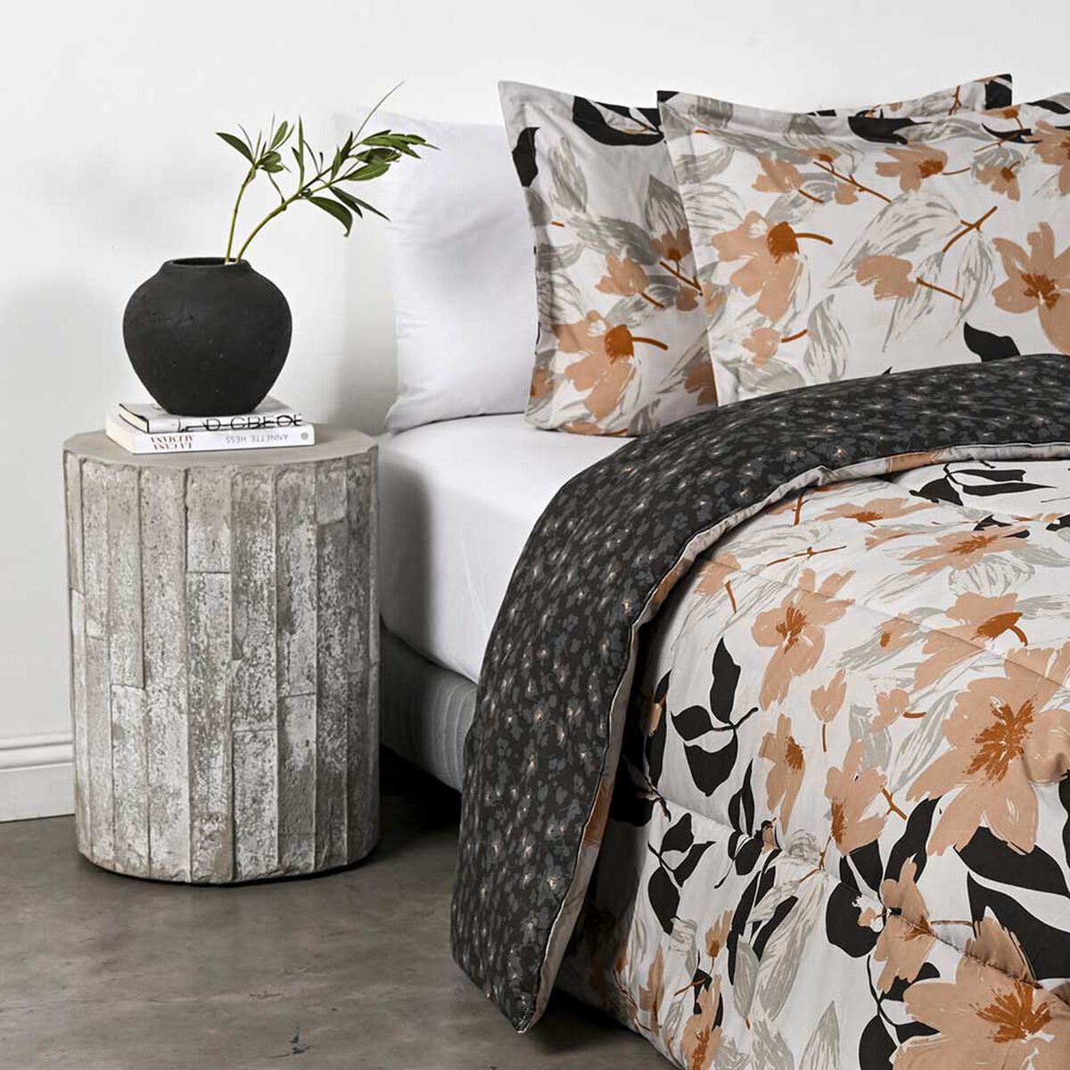 Plumón Estampado Elements & Co King Fleur