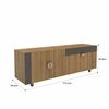 Rack TV Onessta Media Luna  Hasta 75" Miel Grafito