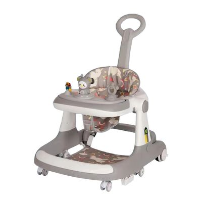 Andador Caminador 5 En 1 con Apoya Pies Lubabycas Gris