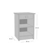 Cama Europea Celta Base Dividida 2 Plazas Carbono + Respaldo + 2 Veladores Mallorca