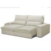 Sofá Amuv Bariloche Reclinable 3 Cuerpos Beige