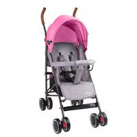 Coche Paragua Bebe Clap Compacto Plegable Melange Rosado Bebesit