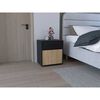 Velador Tuhome Grayson 1 Caj&oacute;n Wengue Fresno