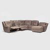 Seccional Derecho Reclinable Daniels Moderno 5 Cuerpos Caf&eacute; Grand