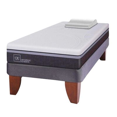 Imagen 1 del producto Cama Europea CIC 1,5 Plazas Ortopedic Advance + Almohada
