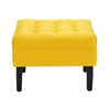 Pouf Bodevir Wood Felpa 1 Cuerpo Amarillo