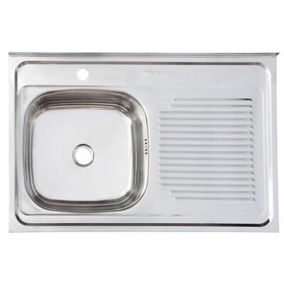 Imagen 1 del producto Lavaplatos Izquierdo Sobrepuesto Con Reblase Splendid 800X500 cm