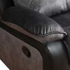 Sofá Reclinable Zoy Home Brunei 3 Cuerpos Negro