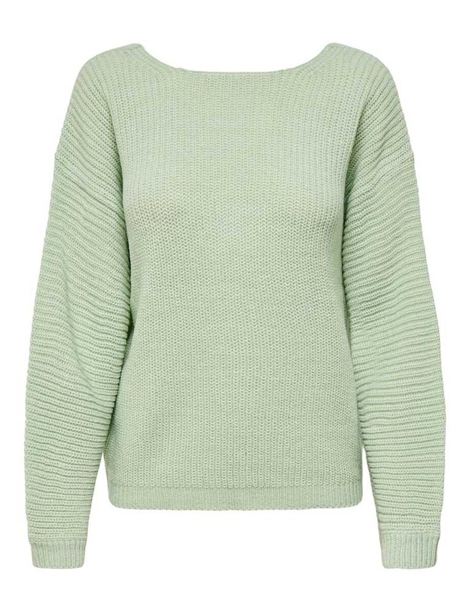 Sweater Escote en V Espalda Mujer Jacqueline De Yong