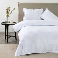 Quilt American Family King Dots Blanco