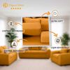 Juego de Living Elegant Detail New Houston 3-2 Cuerpos Amarillo