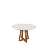 Juego de Comedor Decocasa Bennet Redondo 4 Sillas Gris