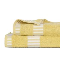 Juego de Toallas Mashini Liso 70 x 140 cm Amarillo