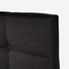 Cama Europea Rosen Base Dividida Súper King Tempo + Respaldo + 2 Veladores Issey Grafito