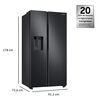 Refrigerador Side By Side Samsung RS60T5200B1/ZS 602 lts.