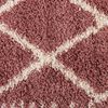 Alfombra Dib Shaggy Design 150 x 220 cm Rosa