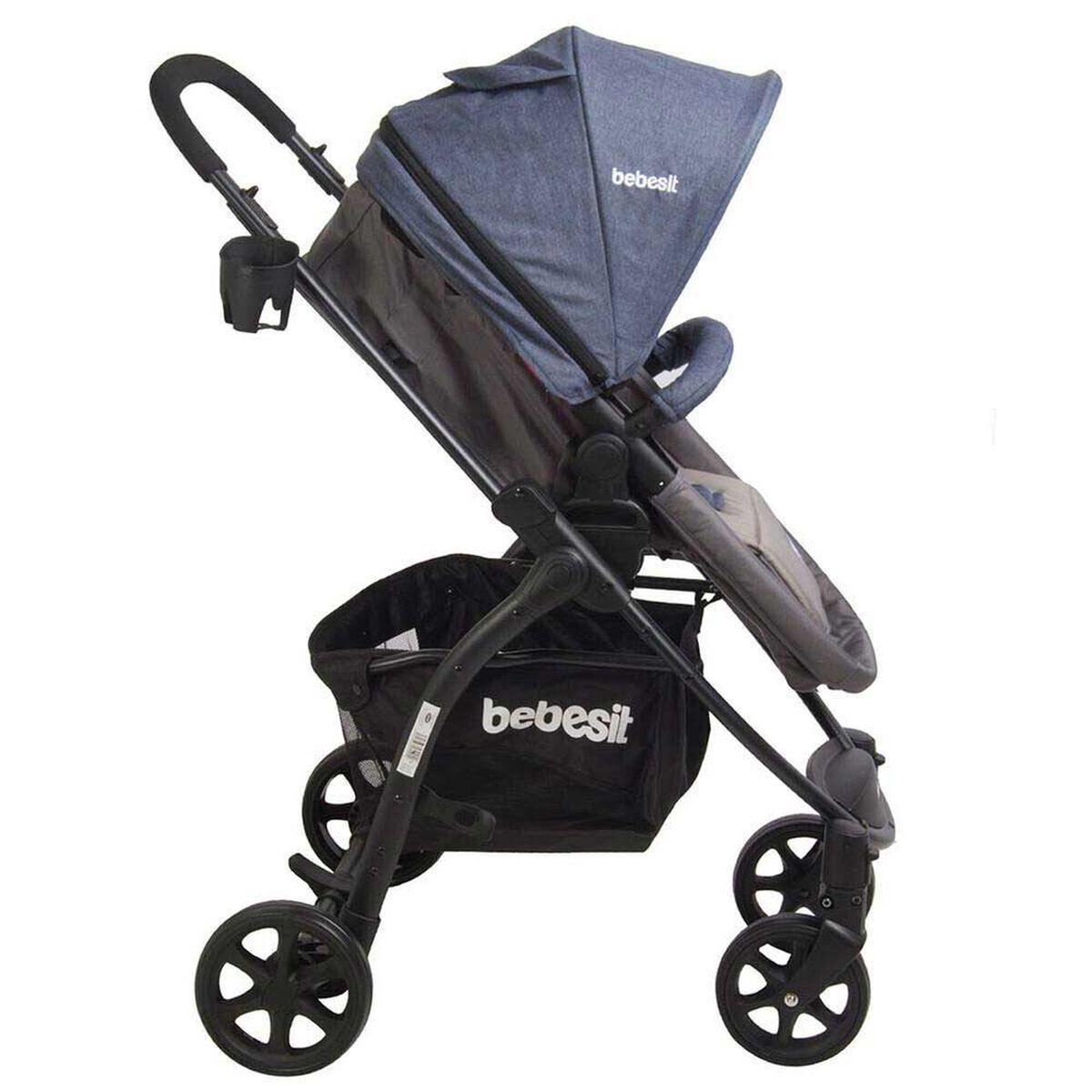 Coche Cuna Travel System Bebe F&eacute;nix Azul Bebesit