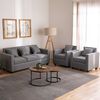 Juego de Living  Muebles MPR Charlotte 3-1-1 Cuerpos Gris