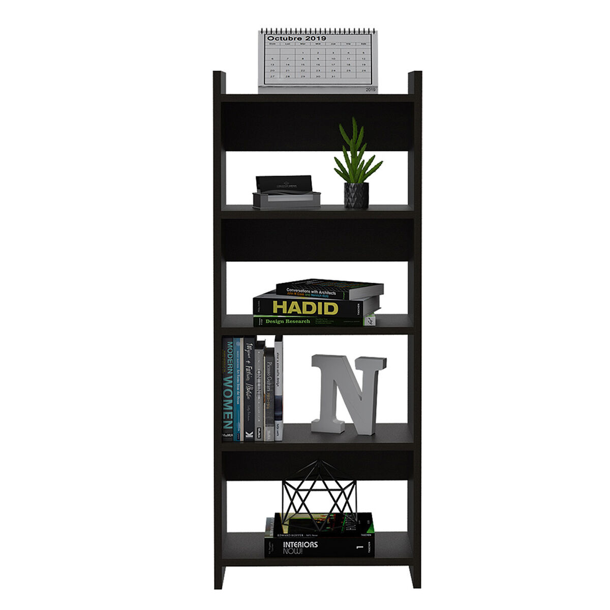Escritorio + Biblioteca TuHome Office 11 Wengue