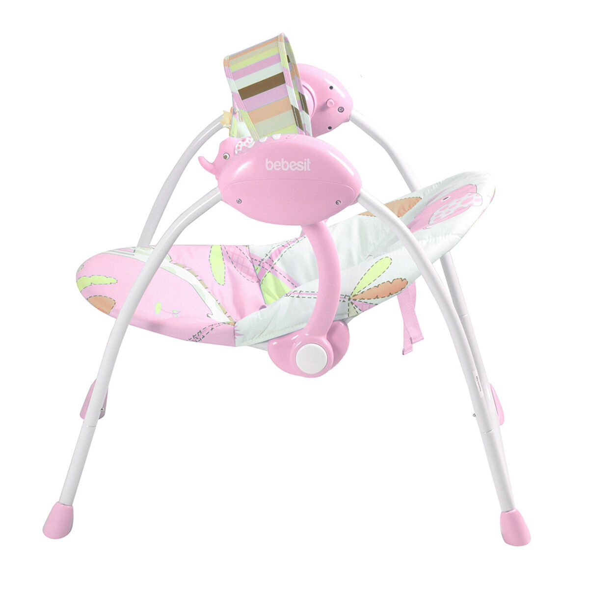 Silla Nido Bebe Mecedora Mimo con Musica Rosada Bebesit