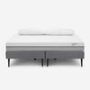 Cama Europea Rosen Base Dividida 2 Plazas Pratta + 2 Almohadas Light Americanas