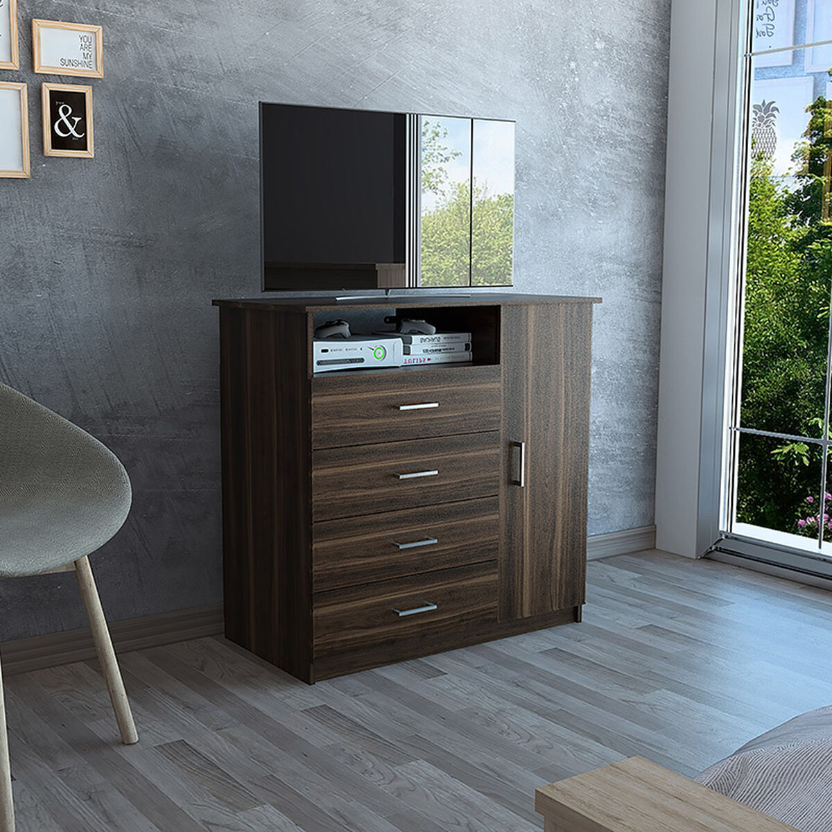 Cómoda Z-91 4 Cajones