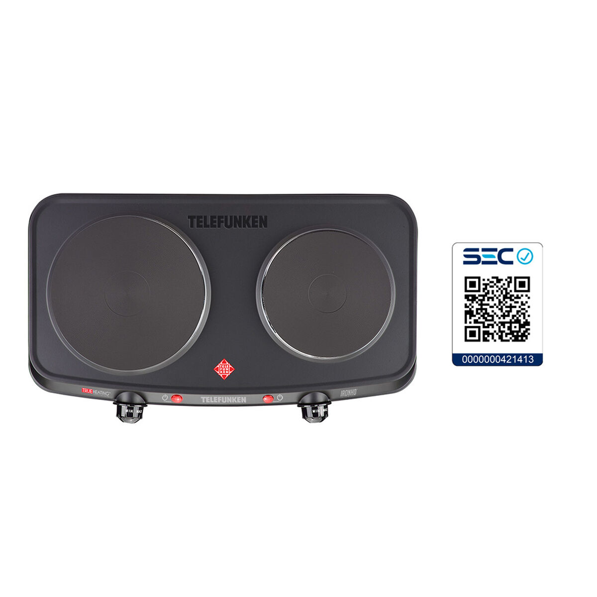 Cocinilla Eléctrica Telefunken Tf-Ae10500 2 Platos