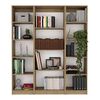 2 Estantes 45 cm + Estante 4 Repisas TuHome Home Macadamia