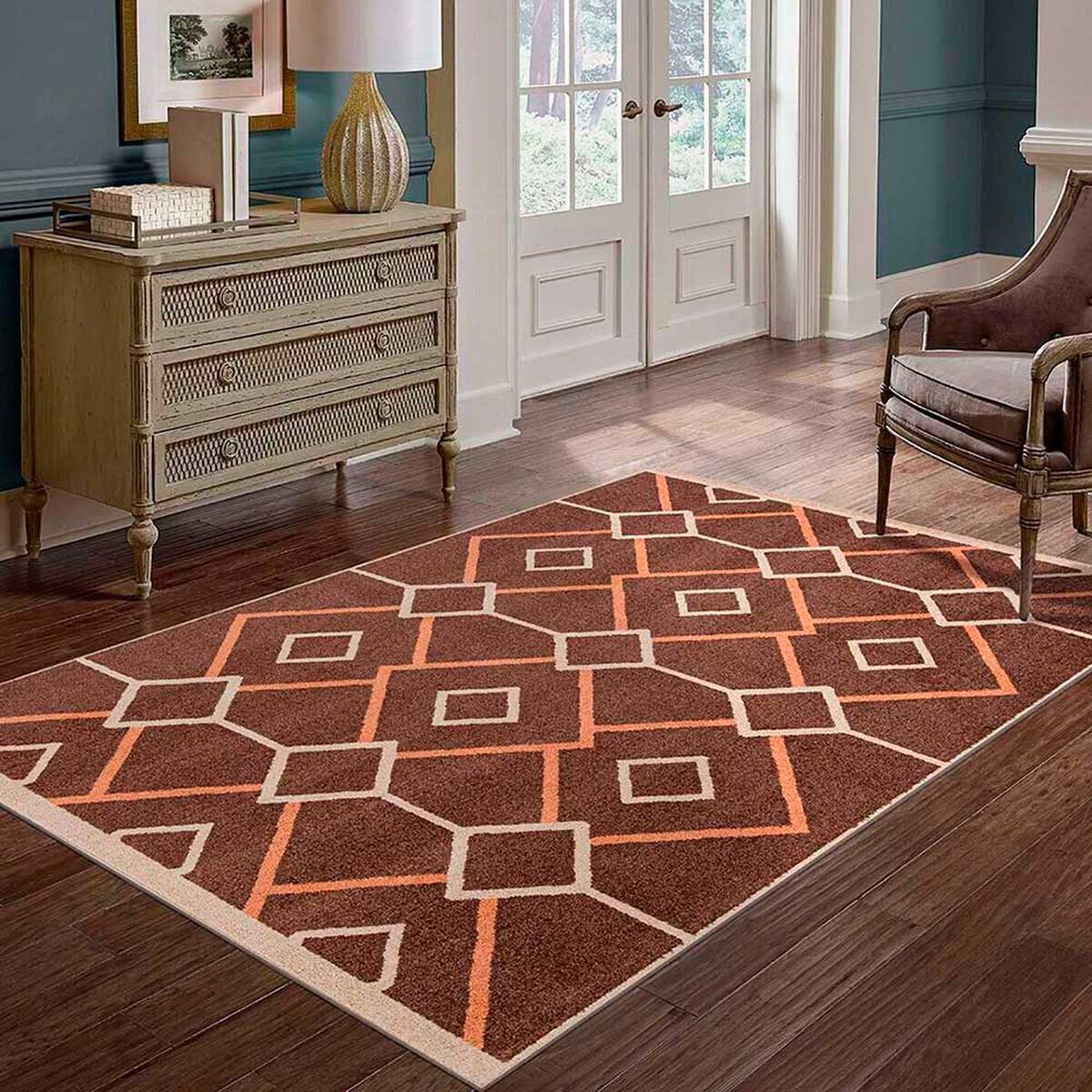 Alfombra Idetex Frise Light Velut 160 x 235 cm Caf&eacute;