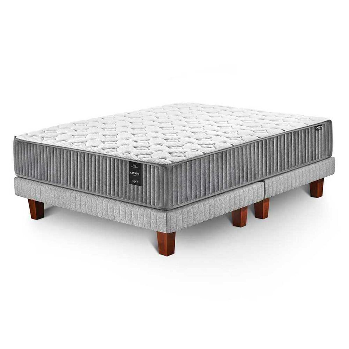 Cama Europea Cannon Base Dividida King Silence