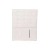 Respaldo Latam Home 1,5 Plazas Napoles Blanco