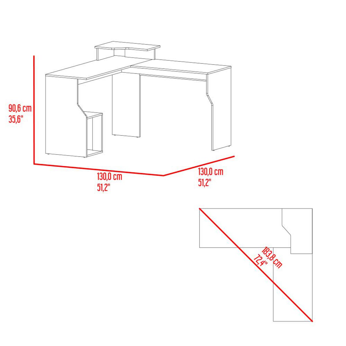 Escritorio en L Tuhome Juanita Fresno y Wengue&nbsp;
