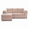 Seccional Muebles MPR Queen 4 Cuerpos Beige