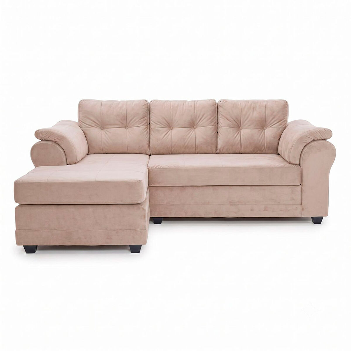 Seccional Muebles MPR Queen 4 Cuerpos Beige
