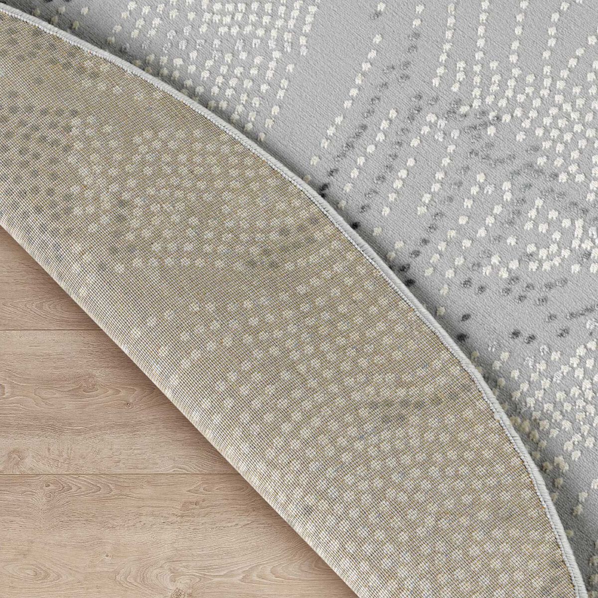 Alfombra Modalfo Babil Gris 160 x 160 cm