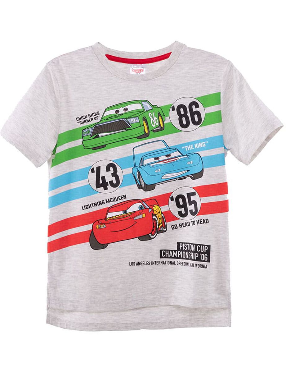 Polera de Algodón Mcqueen y sus amigos  Niño Cars