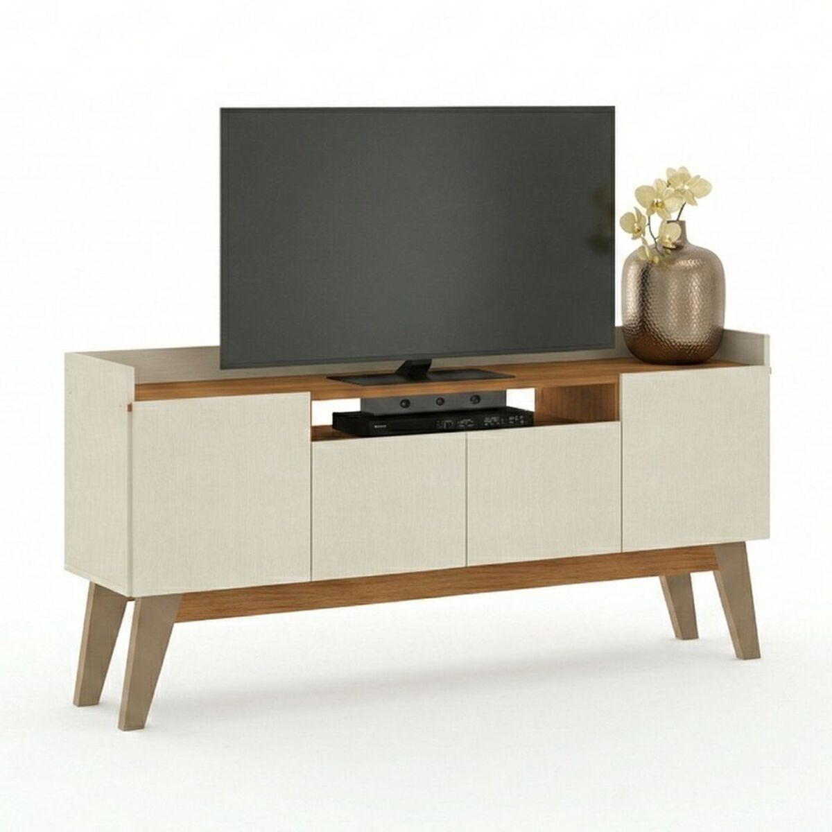 Rack TV Exit Florencia Hasta 70" Beige Roble
