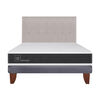 Cama Europea CIC 2 Plazas Ortopedic + Respaldo Tigris