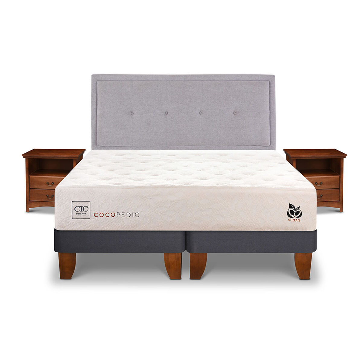 Cama Europea CIC Base Dividida 2 Plazas Cocopedic